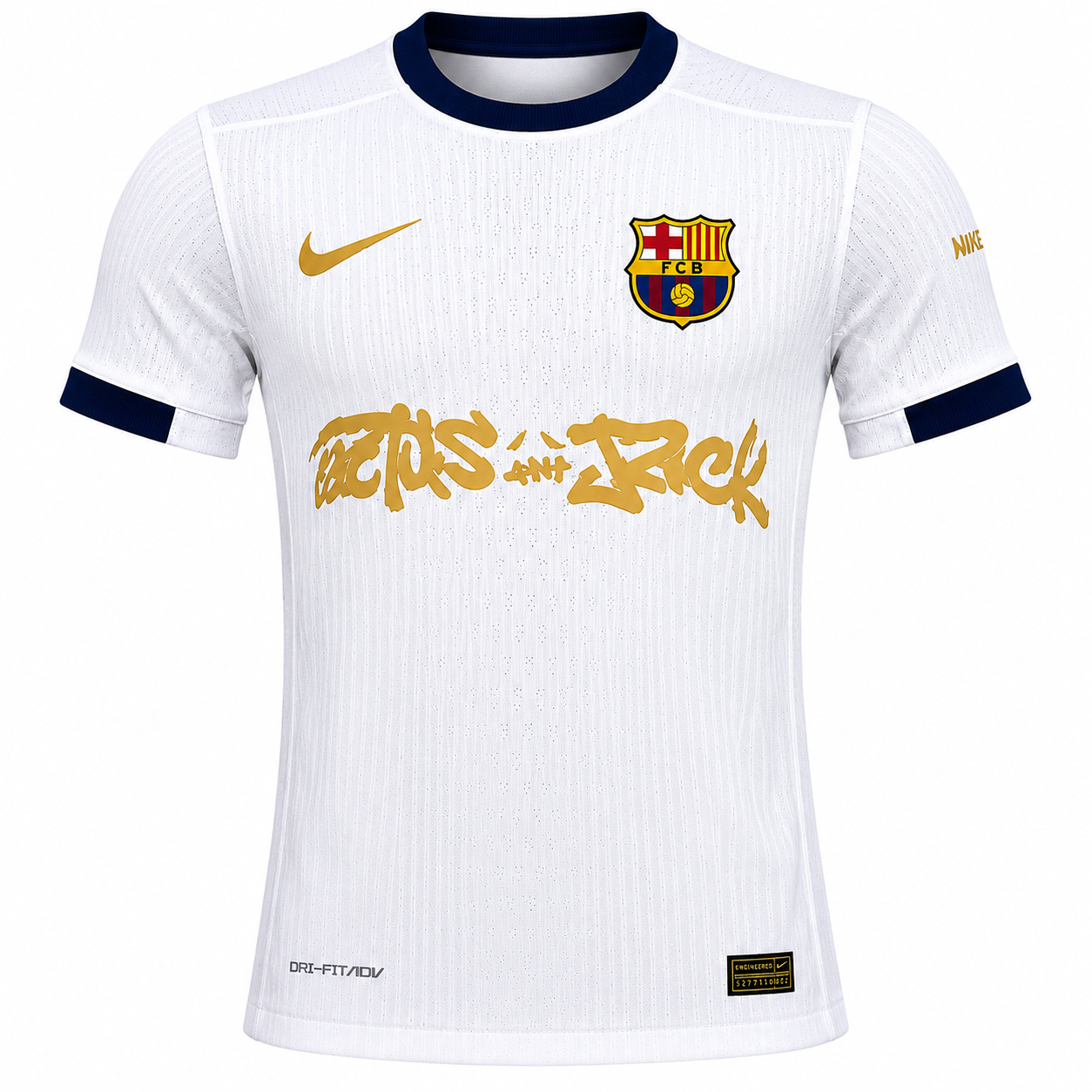 White Cactus Jack x Barcelona Jersey