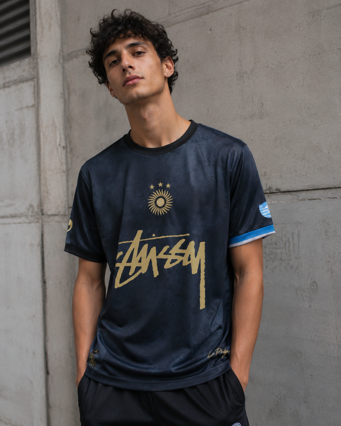 Stussy x Messi Argentina Jersey