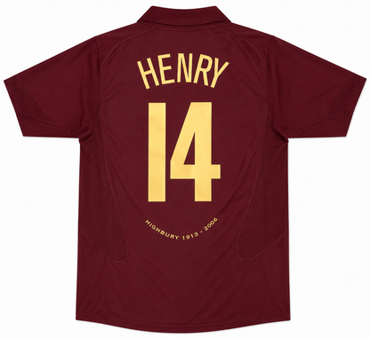 Henry '05 - 06 Arsenal Jersey II