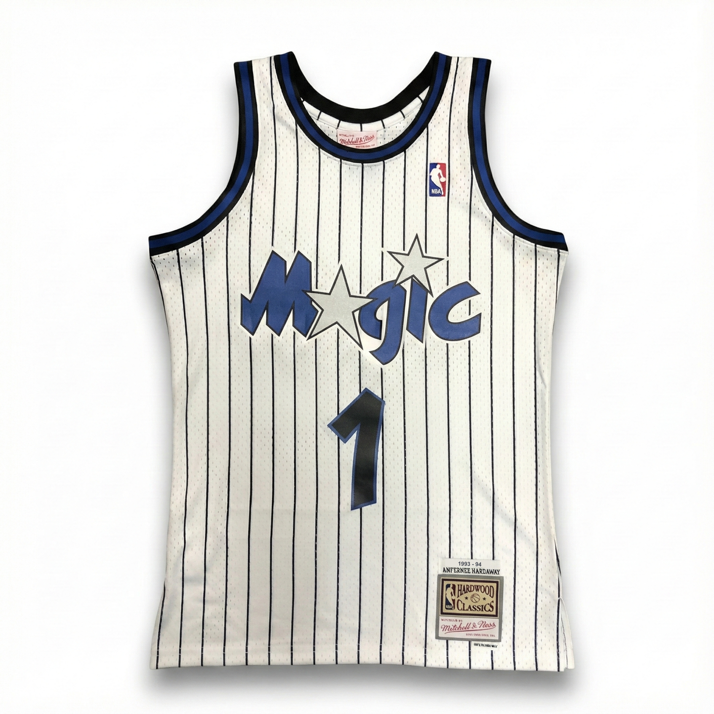 Hardaway '93-94 White Swingman Jersey
