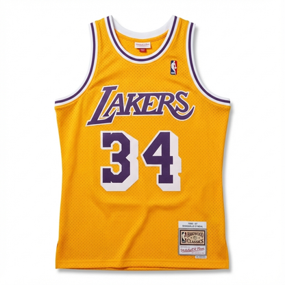 O' Neal '96-97 Yellow Swingman Jersey