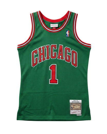 Rose '08-09 Green Red Swingman Jersey