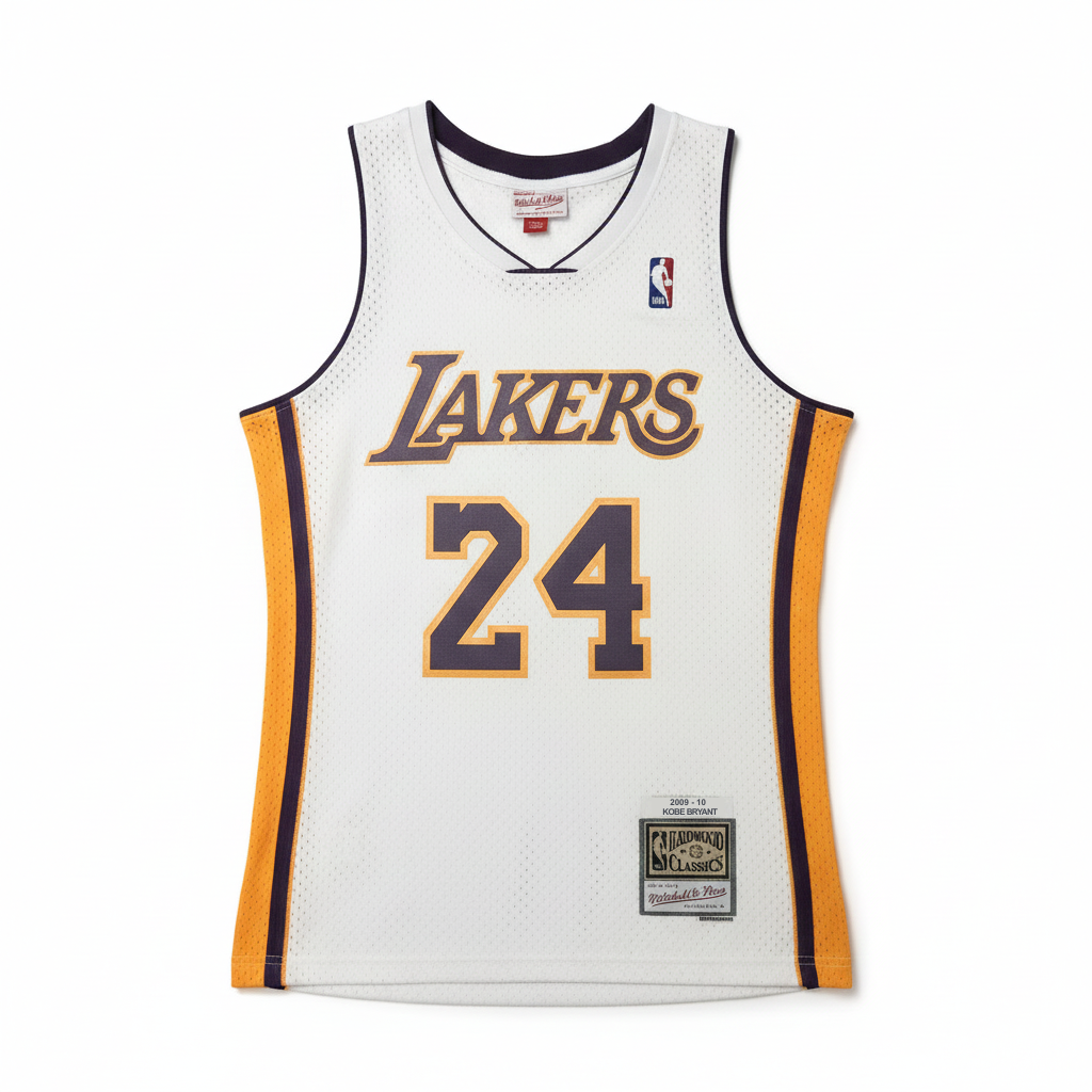 Bryant '09-10 White Swingman Jersey