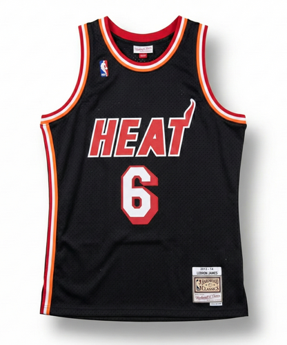 James '13-14 Black Swingman Jersey