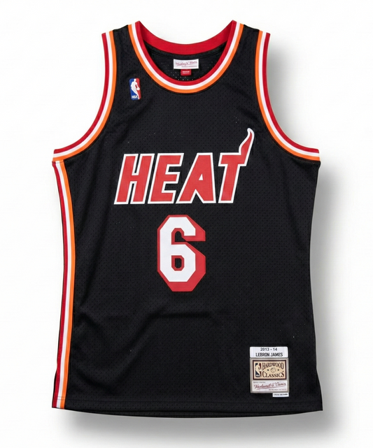 James '13-14 Black Swingman Jersey