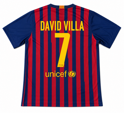 Villa '11 - 12 Barcelona Jersey