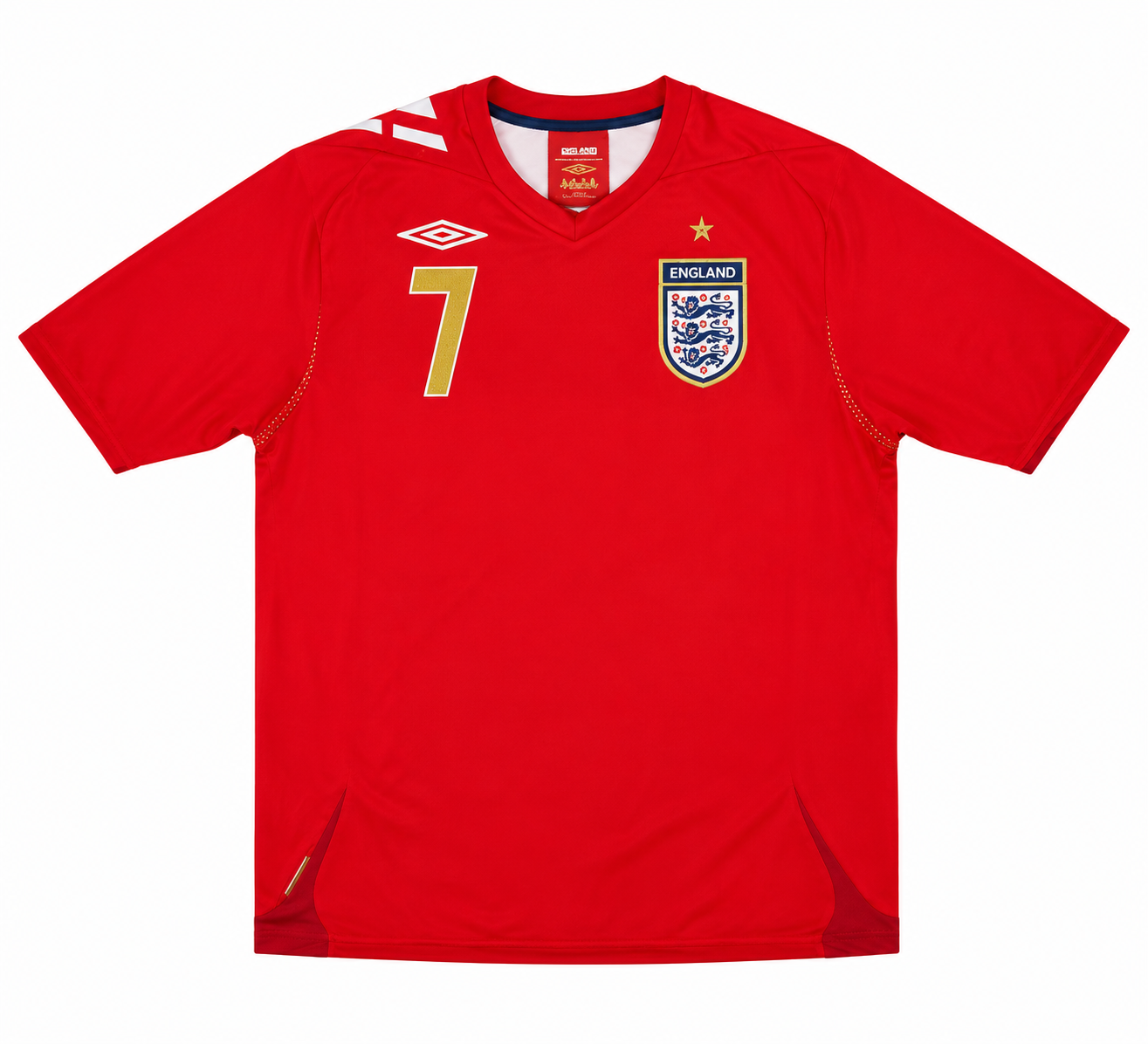 Beckham '06 - 08 England Jersey