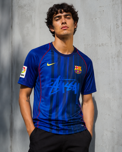 Stussy x Ronaldinho Barcelona Jersey