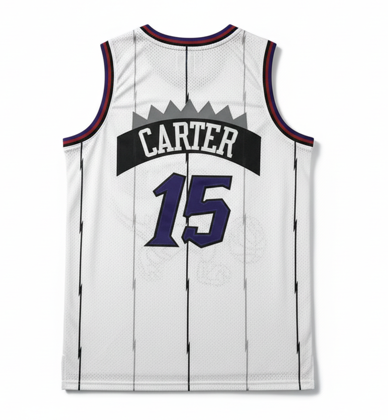 Carter '98-99 White Swingman Jersey