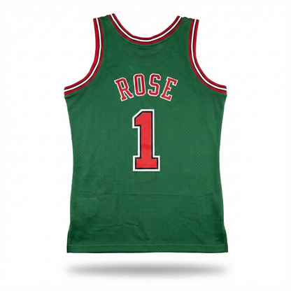 Rose '08-09 Green Red Swingman Jersey