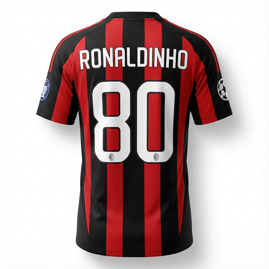 Ronaldinho '08 - 09 AC Milan Jersey