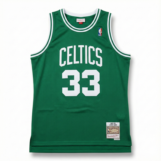 Bird '85-86 Green Swingman Jersey