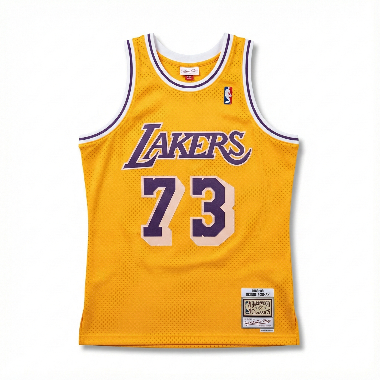 Rodman '98-99 Yellow Swingman Jersey