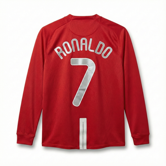 Ronaldo '07 - 08 Manchester United Longsleeve Jersey