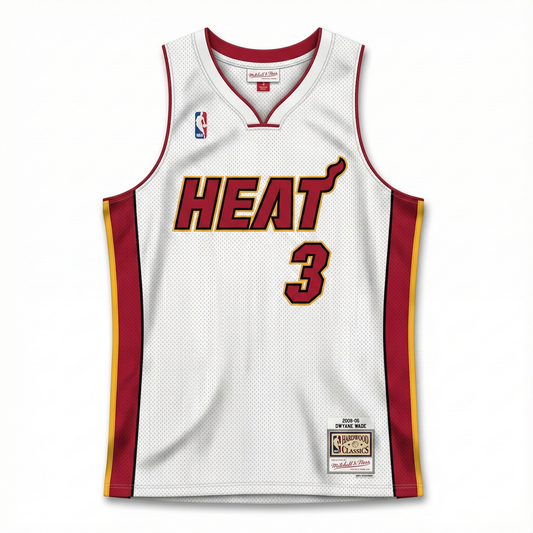 Wade '08-06 White Swingman Jersey