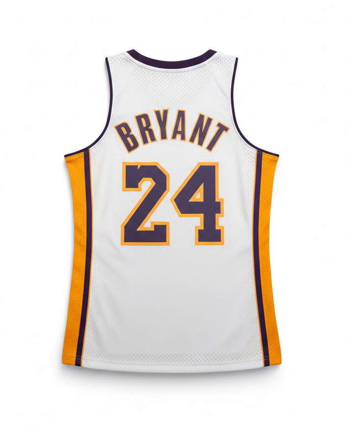 Bryant '09-10 White Swingman Jersey