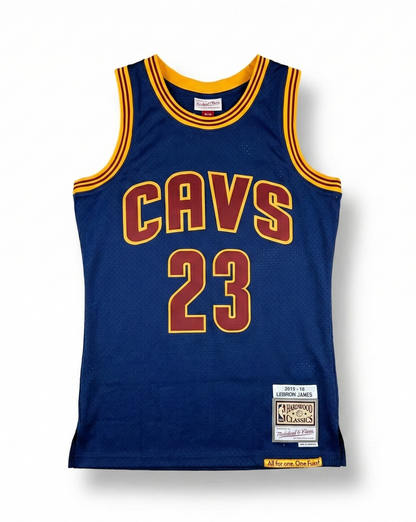 James '15-16 Navy Swingman Jersey