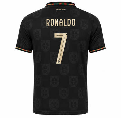 Ronaldo '26 Black Panther Portugal Jersey